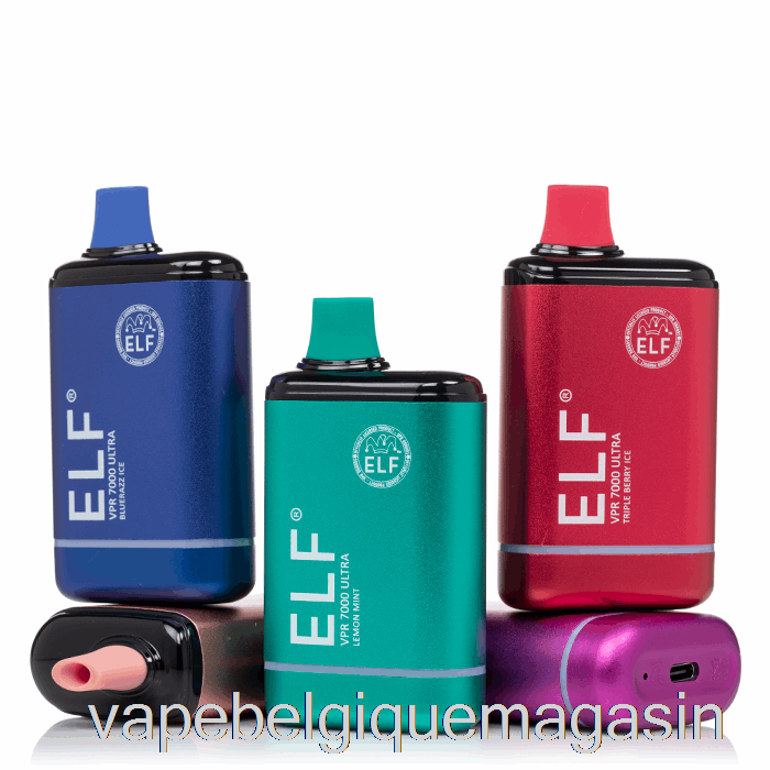 Vape Shop Bruxelles Elf Vpr 7000 Ultra Jetable Black Ice